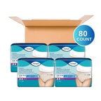 TENA ProSkin Small-Medium Nude-Colored Adult Female Moderate Absorbency Protective Disposable Underwear, 80 Count