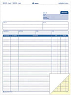 Adams Invoice Unit Set, 8.5 x 11.44 Inch, 2-Part, Carbonless, 100-Pack, White and Canary (NC2812)
