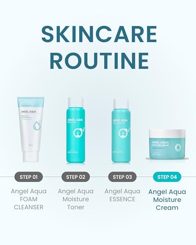 Spring Event BEYOND Angel Aqua Cream (5.1fl oz) - Instant Cooling, Hydrating, Soothing Lightweight Face Gel Moisturizer, Sleeping Mask. Korean Skin Care, Vegan. Cica, Hyaluronic Acid, Panthenol.