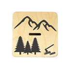 Wooden Piggy Bank for Kids and Adults, Personalized Gift Handmade in USA by BloomOwl, Custom Piggy Bank, Personalized Banks for Kids, Gifts for Baby Boys and Girls (Buffalo Plaid)