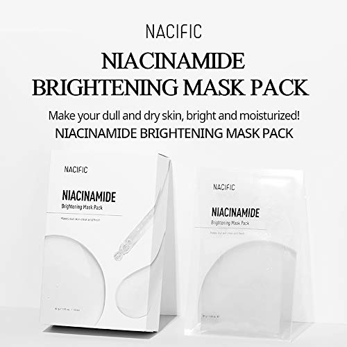 NACIFIC Premium 10-Sheet Facial Mask Skincare Korean Variety Pack for Ultimate Skin Nourishment - Hyaluronic Acid, Ceramide, and Vitamin-Infused for All Skin Type