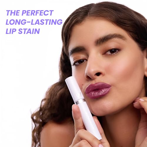Wonderskin Wonder Blading Lip Stain Peel Off and Reveal Kit - Long Lasting, Waterproof Nude Lip Tint, Transfer Proof Natural Makeup Stain Kit (Bella)