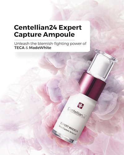 Centellian 24 Expert Ampoule (Season 1, 0.2fl oz x 8 pcs) - Korean Serum for Face. Soothing, Even Tone, Dry Sensitive Skin. Blemish Corrector by Dongkook. TECA, Centella Asiatica