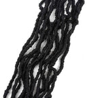 8 Packs Goddess Locs Crochet Hair 14 Inch Soft Locs Crochet Braids Curly Ends Boho Crochet Dreads Loc Hair for Women (14inch(pack of 8), 1B)