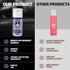Coach Soak Lavender Magnesium Lotion & Magnesium Oil Spray with MSM - 8oz Topical Spray for Feet & Body and 3.4oz Natural Cream for Muscle & Joint Relaxation