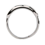 Anime Super Black GK Time Ring Silver Finger Rings Earring Fashion