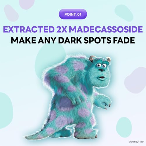 MEDIHEAL Madecassoside Toner Pads [Disney Pixar Edition]-Centella Asiatica to Improve Uneven Skin Tone - Vegan Face Gauze Pads, Full size 100 Pads + Refill 100 Pads