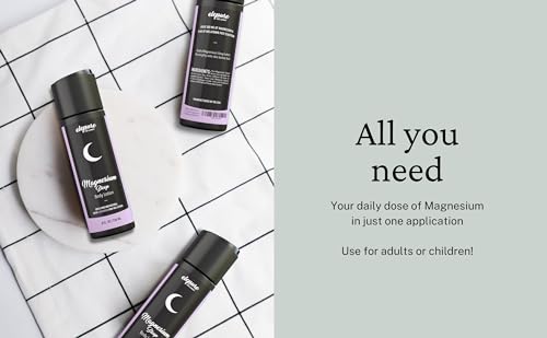 Magnesium Sleep Lotion with Lavender and Melatonin - Topical Application Night Cream- High Potency - Organic Materials - Large Size - Great Value - 8 fl. oz