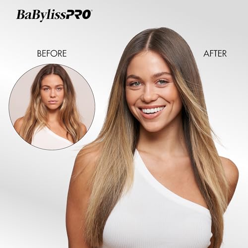 BaBylissPRO Nano Titanium Prima Ionic Hair Straightener, Curl and Straighten Hair With One Professional Tool