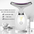 7-in-1 Led Facial Sculptor Shell-Shaped Designfor Face and Neck Care in Glossy White Color（1PC） (White)