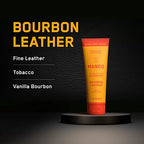 Mando Whole Body Deodorant For Men - Invisible Cream - 72 Hour Odor Control - Aluminum Free, Baking Soda Free, Skin Safe - 3 Ounce Tube (Pack of 2) - Bourbon Leather