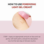 SKIN1004 Madagascar Centella Poremizing Light Gel Cream 2.53 fl.oz (75ml) | Tightens Pores | Soothes Irritated Skin