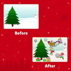 Skillmatics Foil Fun - Holiday Magic, No Mess Art for Kids, Christmas Craft Kits & Supplies, DIY Creative Activity, Travel Toys, Gifts for Boys & Girls Ages 4, 5, 6, 7, 8, 9