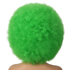 G&T Wig 70s Afro Green Wigs for Women Glueless Wear and Go Wig Costume Cosplay Disco Funny Wigs Heat Resistant Bouncy Wigs Short Afro Kinky Curly Wigs for St. Patrick's Day Party(Green)