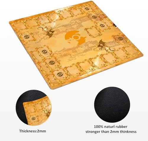 Playmat for Trading Card Game – 2-Player Trainer Mat with 31 Damage Counters and Professional Storage Bag