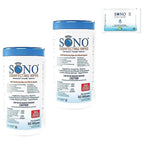 SONO Disinfecting Wipes - 160 Count (Pack of 2) + Sanitizer, Alcohol-Free, No Bleach, Medical-Grade, Multi-Surface Cleaning for Home, School, Office