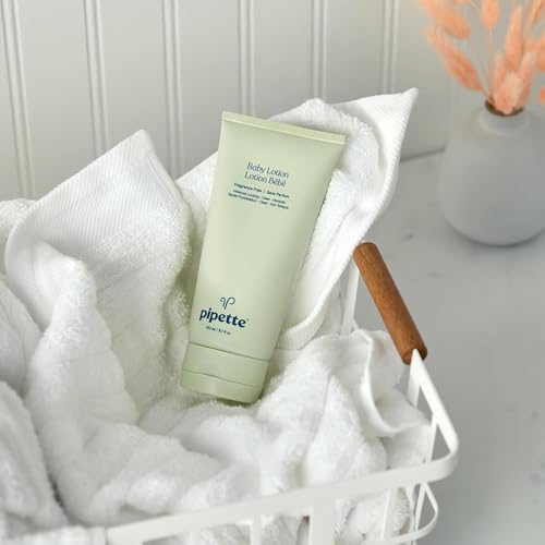 Pipette Fragrance-Free Wash and Lotion Duo, Clean, Tear-Free Bath Time, Sulfate-Free, Paraben-Free, Sensitive Skin Baby Wash, Sensitive Skin Baby Lotion, Hypoallergenic, Non-Toxic