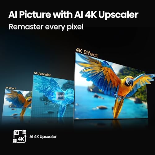 Hisense 43" Class QD6 Series (43QD6QF, 2025 Model) QLED 4K UHD Smart Fire TV, Voice Remote with Alexa, Dolby Vision, Dolby Atmos, Motion Rate 120, HDR 10+, Game Mode Plus, MEMC, VRR, ALLM