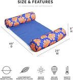 Big Joe Noodle Sling, No Inflation Needed, Pool Float with Armrests, Quick Draining Fabric, Cup Holder