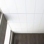 Art3d 10-Pack Smooth Drop Ceiling Tile 2ft x 4ft - Fire-Rated, Waterproof, Reusable - Premium PVC, No Sag and Breakage - Cover 80 Sq. Ft, White