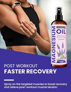 Venture Pal Moisturizing Magnesium Lotion，Magnesium Oil Spray for Sleep & Muscle Relaxation
