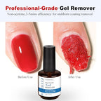 LOUINSTIC Gel Nail Polish Remover – Fast, No Soak & No Foils, Safe for Natural Nails, Healthy, Low Odor, Quick Gel Removal in 2-5 Minutes – For Gel Nail Polish & Nail Art, At-Home Manicure Solution
