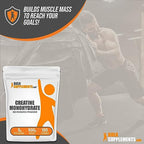 BulkSupplements.com Creatine Monohydrate Powder - Creatine Pre Workout, Creatine for Building Muscle - 5g (5000mg) of Micronized Creatine Powder per Serving, Creatine Monohydrate 500g (1.1 lbs)
