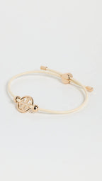 Tory Burch Women's Miller Slider Bracelet, Tory Gold/Ivory, One Size