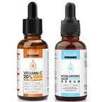 Anti Aging Vitamin C Serum Hyaluronic Acid Serum Set - with Hyaluronic Acid, Skin Care Set Boost Skin Collagen,Hydrate & Plump Skin, Anti Aging & Wrinkle Facial Serum