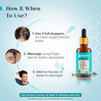 Pilgrim Advanced Hair Growth Serum | with 3% Redensyl + 4% Anagain | Stops Hair Loss & Hair Thinning | Hair Growth Treatment | Provides Thick & Dense Hair | 1.01 Fl Oz (30ml)