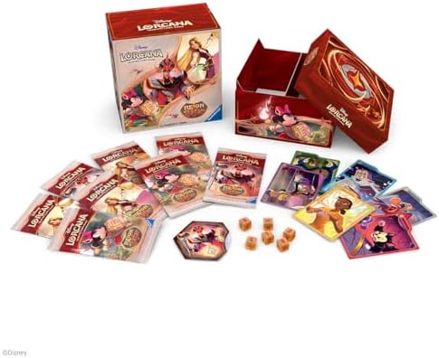 Ravensburger Disney Lorcana TCG: Reign of Jafar Illumineer's Trove for Ages 8 and Up | Secure Card Storage | Includes Booster Packs & Comprehensive Guide | Original Disney Artwork