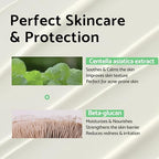 IUNIK Centella Calming Moisture Daily Sunscreen SPF 50+ PA++++ Matte & No White Cast Centella Asiatica Dry Oily Sensitive Vegan Korean Skincare