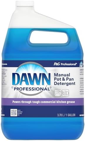 Dawn Professional Manual Pot and Pan Liquid Dish Soap, Original Scent, 128 oz., 1 Gal., 4/Carton (57445)