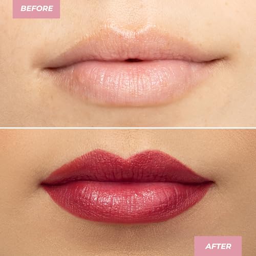 MCoBeauty Creme Matte Luxe Lipstick, Luxe Pink, Velvety Matte Finish for Bold Elegance, Vegan, Cruelty Free Cosmetics