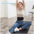 Red Light Therapy for Body,Infrared Light Therapy Pad with Timer Remote Control,Wearable 660nm&850nm with Heating for Neck Shoulder Back Body,Infrared Wrap Belt for Gift for Women Men