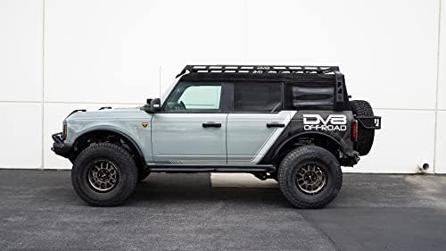 Pinch Weld Covers for 2021-2024 Ford Bronco 4-Door | Covers Up Unsightly Pinch Weld | Bolt-On Installation | Micro-Texture Black Powder Coat | DV8 Offroad