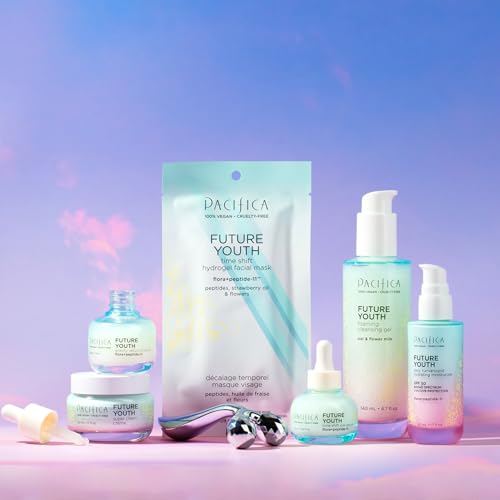 Pacifica Future Youth Super Cream – Daily Anti-Aging Moisturizer for All Skin Types, Lightweight Hydration with Advanced Peptides & Antioxidants, Improves Firmness & Elasticity, Vegan & Clean Beauty