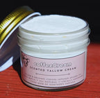 Coffee-Scented Whipped Tallow Cream, coffeeCream by Chad Mom featuring Coffea Arabica Oil & Organic Jojoba Oil, 3oz