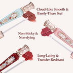 Flower Knows Strawberry Rococo Cloud Lip Cream Matte Liquid Lipstick-Long Lasting&Highly Pigmented Lip Stain -Velvety Waterproof Lip Makeup for Girls&Women-0.12 Fl Oz,1 Count(S01 Soy Milk Cheese)