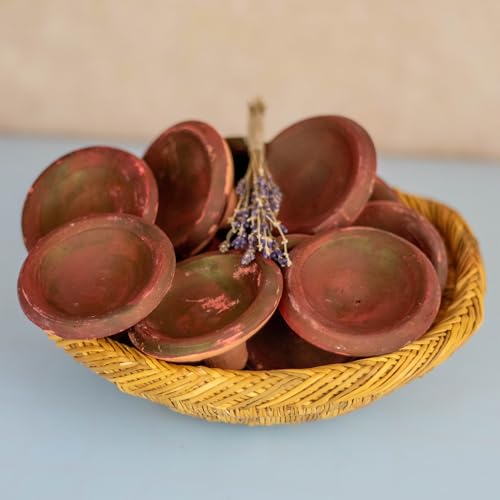 Authentic Moroccan Lipstick - Berber Lip Stain in Traditional Moroccan Clay Pot - Long-Lasting Natural Lip Tint