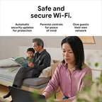 Google Nest WiFi Pro - 6E - Reliable Home Wi-Fi System with Fast Speed and Whole Home Coverage - Mesh Router - 3 Pack - Snow