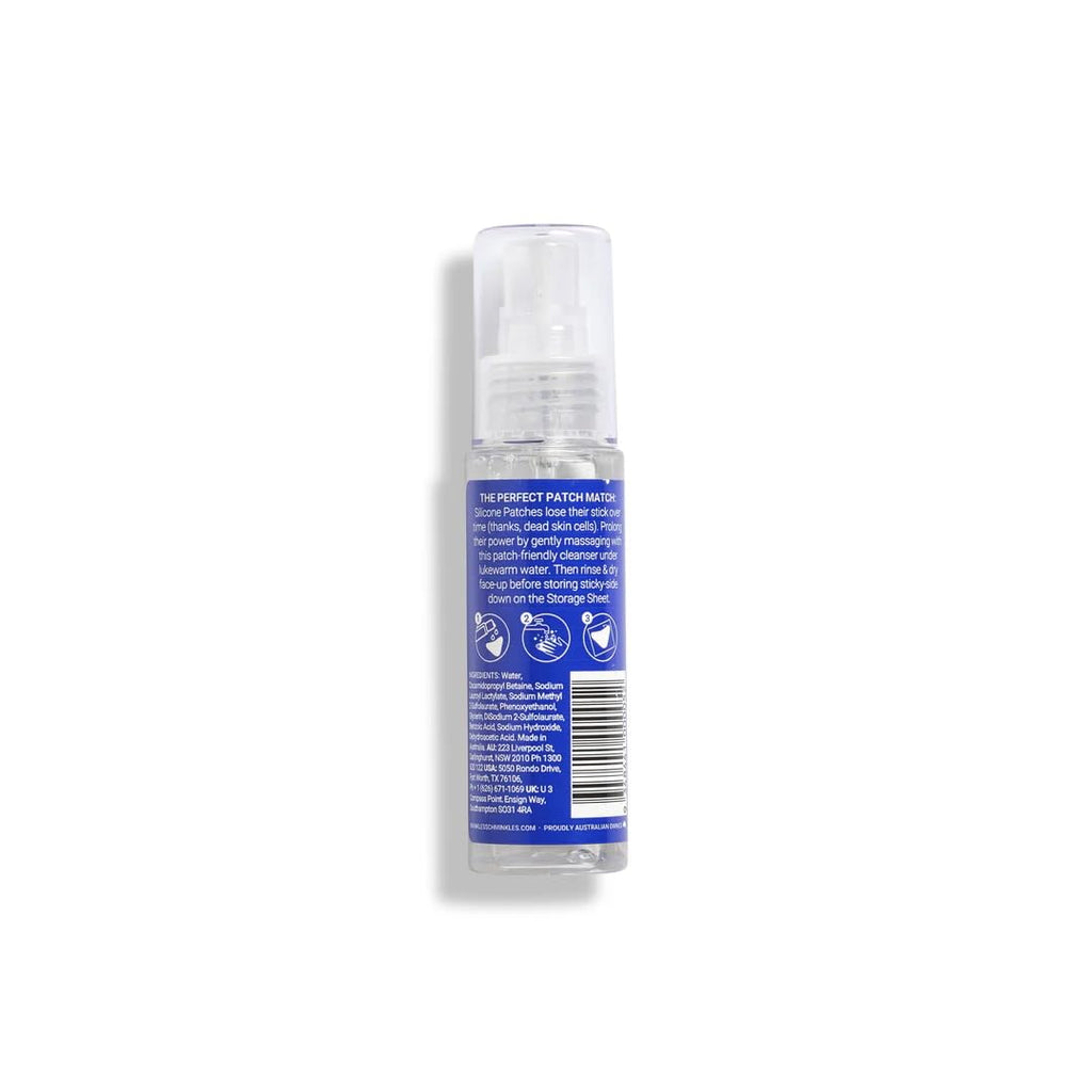 Wrinkles Schminkles Patch Cleanser - for Adhesive Preservation While Gently Cleaning Silicone Wrinkle Patches - Ultimate Face Rejuvenation Kit, 2 Fl Oz