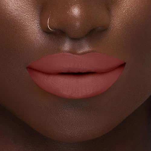 Beauty Bakerie Lip Whip Liquid Lipstick for Women, Waterproof Lip Gloss, Tint, Stain Long Lasting Hydrating Moisturizer, Matte or Metallic, 3.5mL, Gingersnap