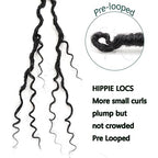 LMZIM 12 inch Goddess Locs Crochet Hair 8 Packs Faux Locs Crochet Hair for Black Women Pre Looped River Locs Crochet Hair with Curly Ends #4