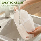 2025 New Soy Milk Bag, Organic Unbleached Cotton Cheesecloth or Food Strainer, Nut Milk Bag Reusable for Straining Oat Milk, Cheese Cloth Bag for Straining, Fine Mesh Cheese Cloth Making (6, Medium)