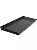 Gardeners Supply Company Large Plant Tray | Multi-use Durable Big Plastic Tray for Indoor & Outdoor Plants, Seed Starting Tray & Potted Succulents, Flowers | 46-1/2"L x 15-1/2"W x 2" Deep - Black