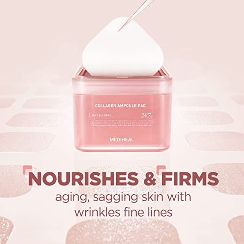 MEDIHEAL Daily Collagen Ampoule Toner Pads (1+1)