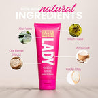 Whole Body Deodorant Lotion For Women by Super Fresh Lady | POWDER LOTION for Privates & Body to Stop Chafe & Odor | Aluminum Free | Coconut + Vanilla Scent | 4oz (2pk)
