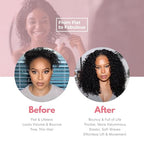 SIYUSI Water Wave Clip In Extensions, Luxurious Thickness, Premium Brazilian Remy Hair Clip Ins, Invisible & Scalp-Friendly, Natural Black Color, 4.23oz, 7Pcs (18 Inch)