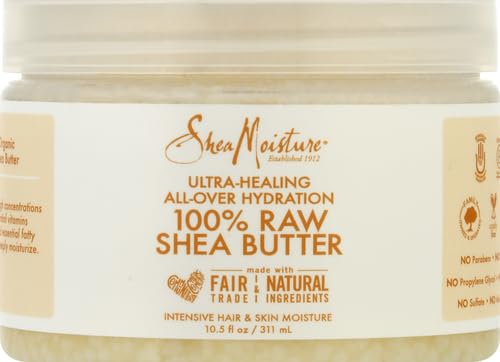 100% Raw Shea Butter Intensive Hair and Skin Moisture by Shea Moisture for Unisex - 10.5 oz Oil